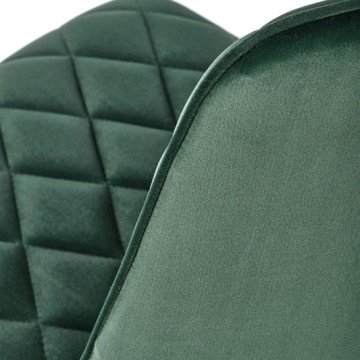 Фото4.Кресло Halmar K-450 VELVET Темно-зеленый